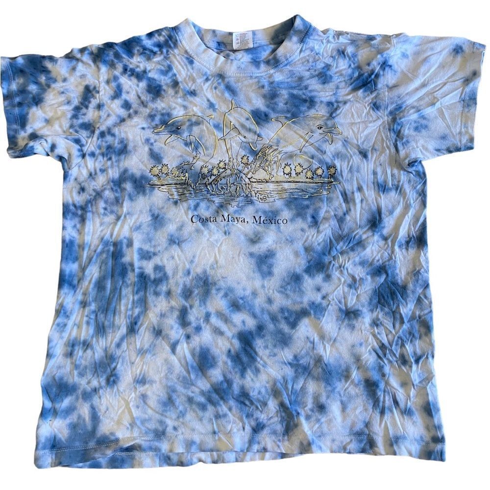 Vintage Dolphin Tie-Dye Tshirt